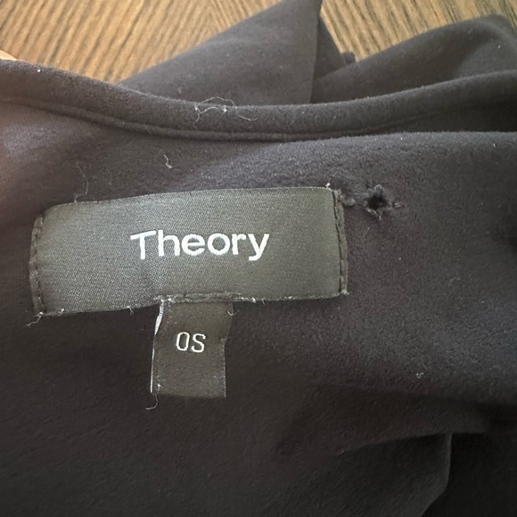 Theory Long Black Cami Sz O/S - Picture 3 of 3